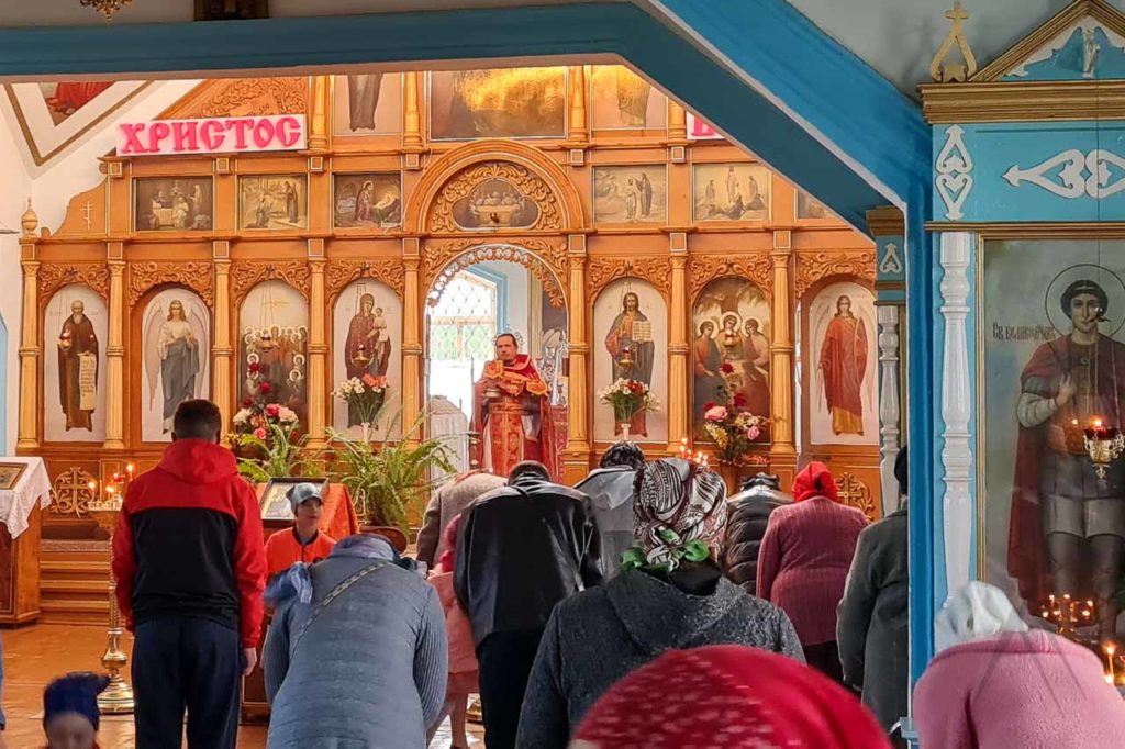 Inside Karakol Orthodox Christian Church