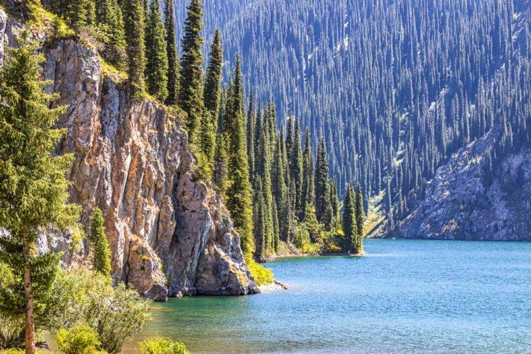 Second Kolsay lake in Kazakhstan