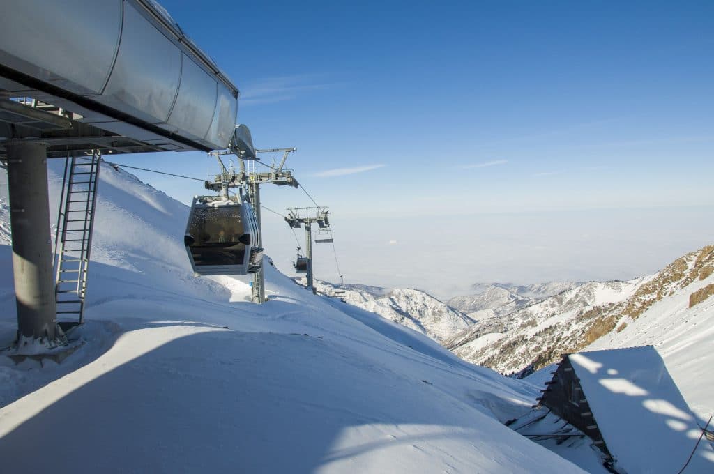 Shymbylak ski base in Kazakhstan Almaty