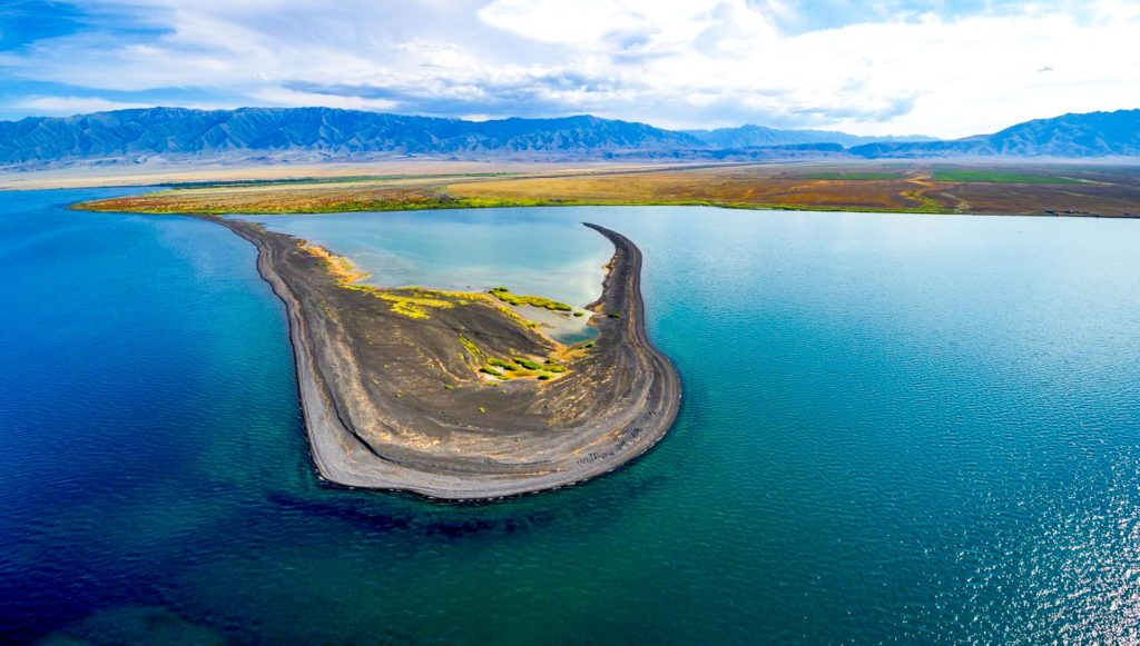 Alakol State Nature reserve in Kazakhstan