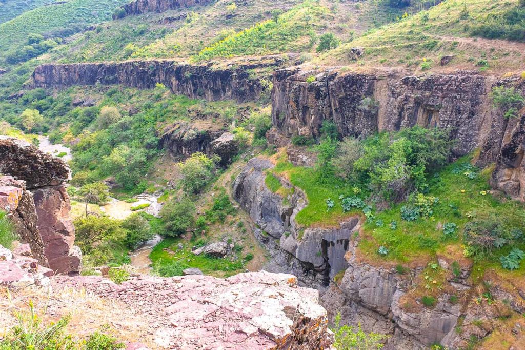 Tavaksai largest waterfall in Uzbekistan near Tashkent