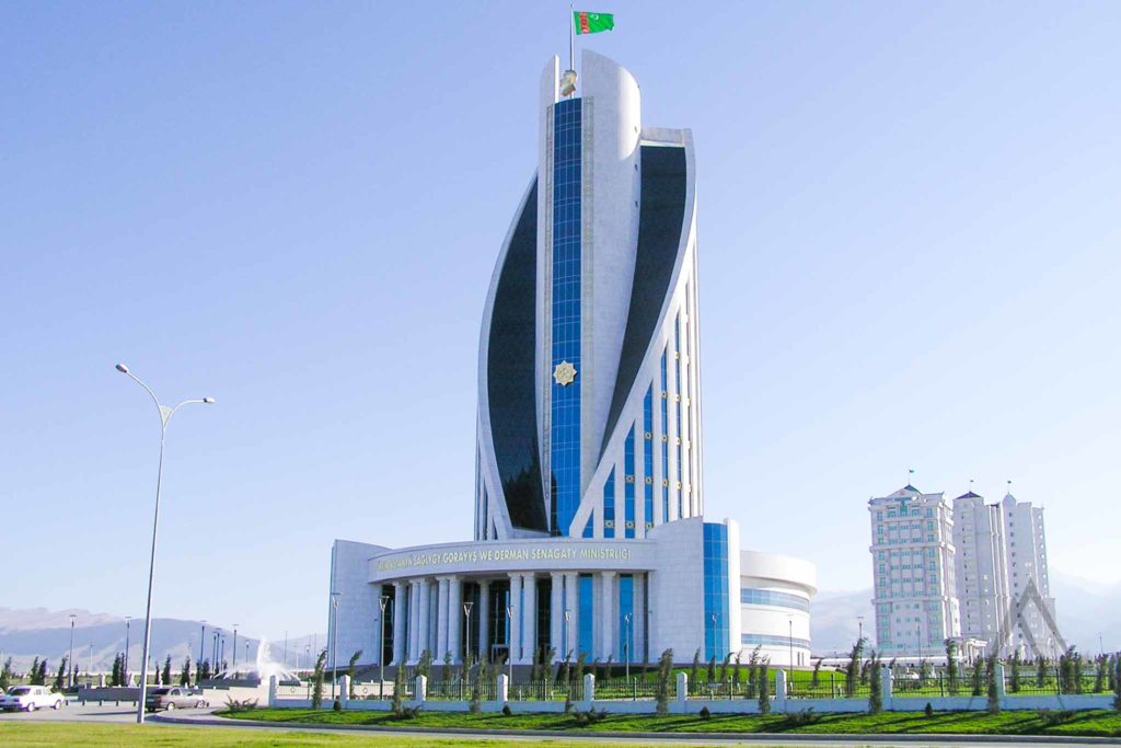 Tall building in Ashgabat