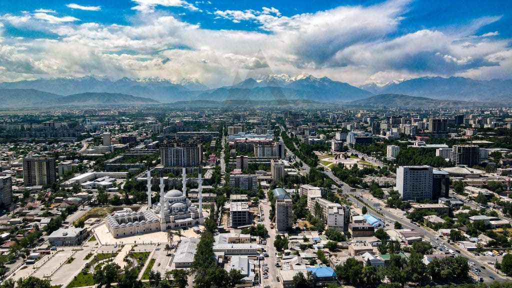 bishkek drone view