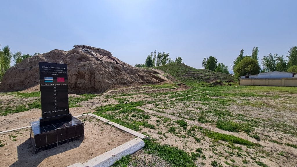 Chinese-uzbek archeologist working in the mingtepa sight