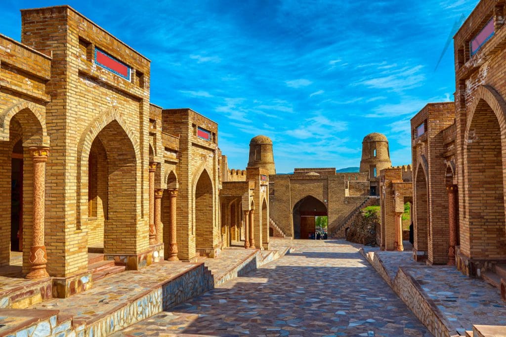 Inside the Hissar fortress in Tajikistan nearby Dushanbe