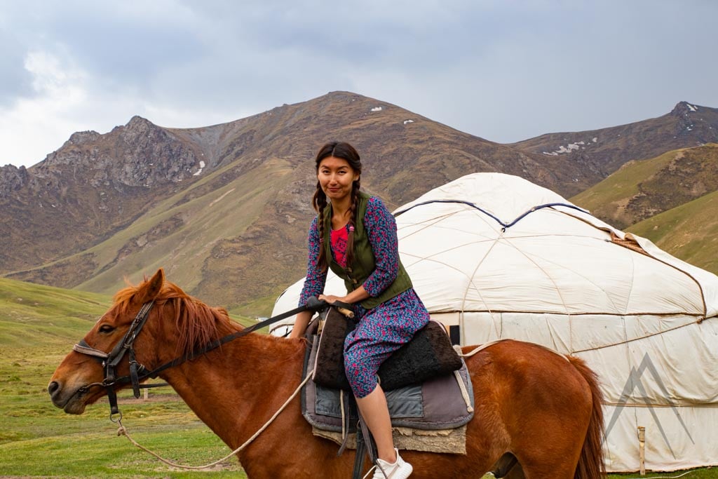 Horse trekking in Kyrgyzstan