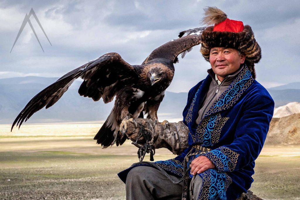 Eagle Hunter with his golden eagle