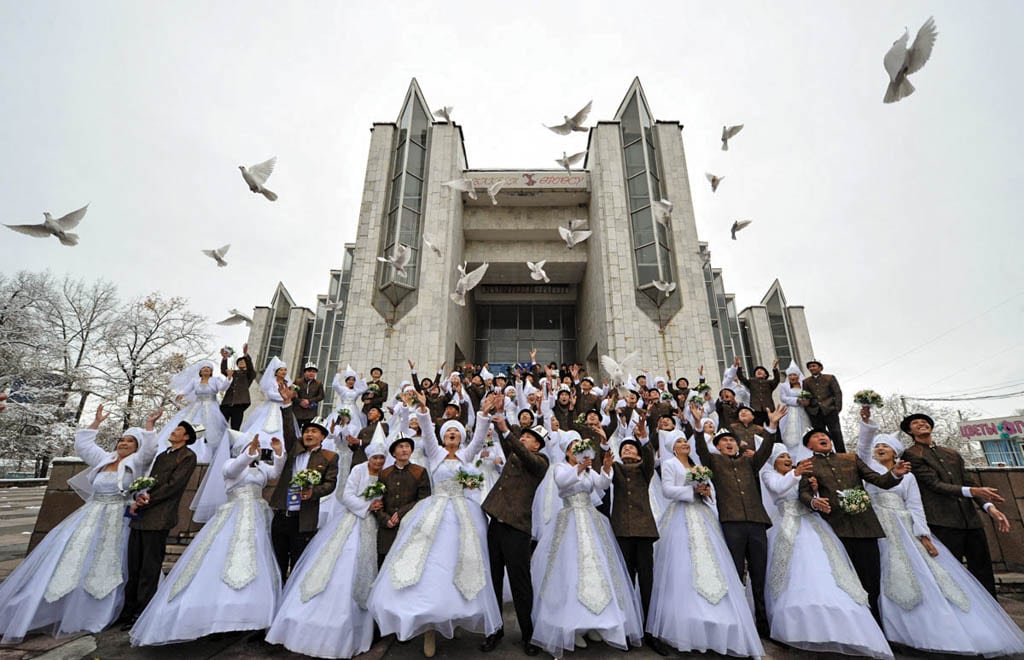 Kyrgyz wedding in Bishkek