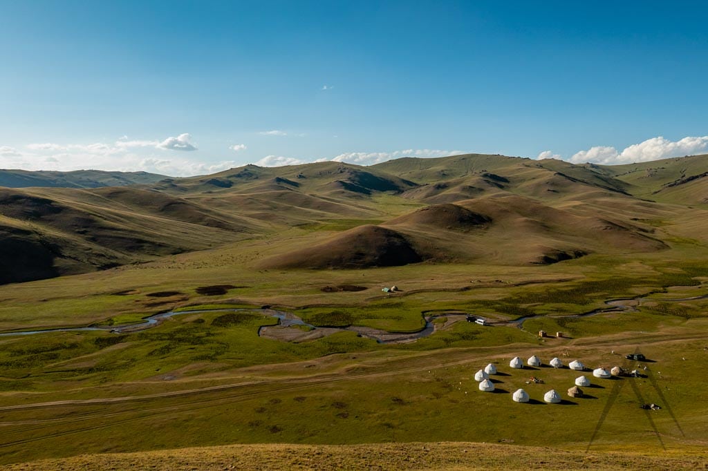 Yurt camp in Son Kul