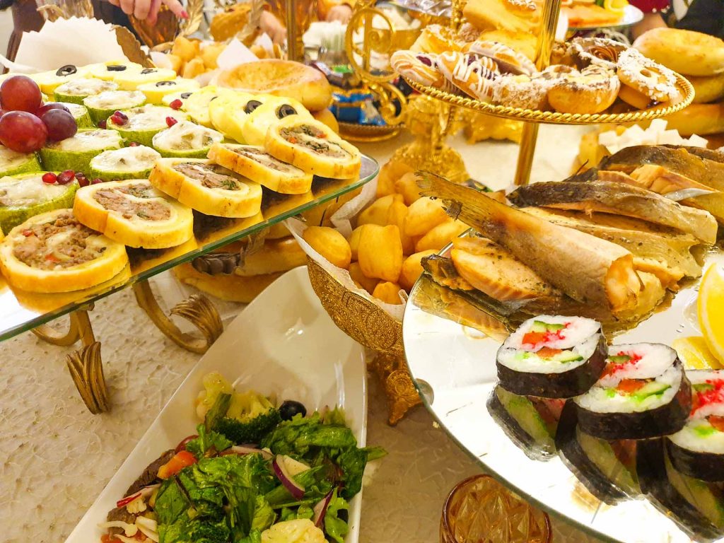 Dastarkhan is the lavish table full of food in every major celebration