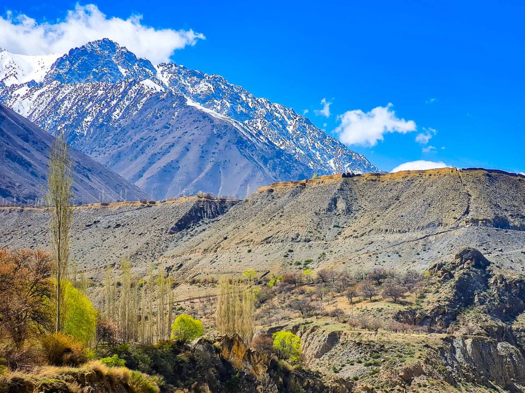 view of fortress from khan village