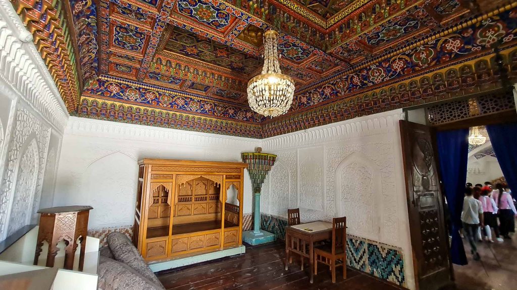Inside Khudaryar Khan palace museum
