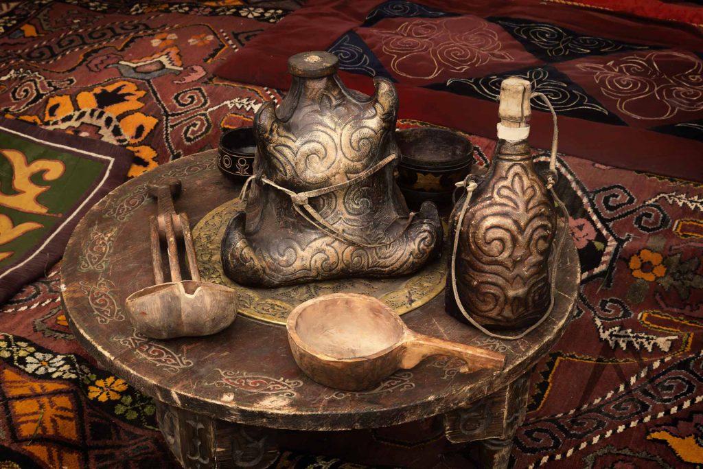 Kazakh leather craft
