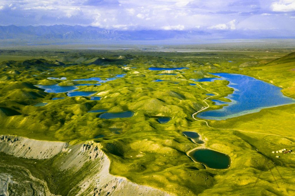 Tulpar Kol lakes in Alay valley, Kyrgyzstan