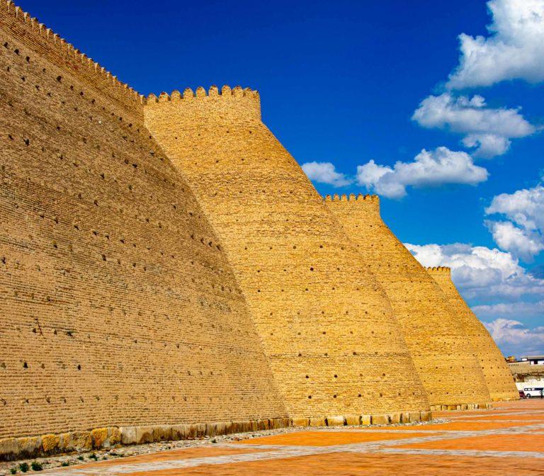 Walls of Ark of Bukhara