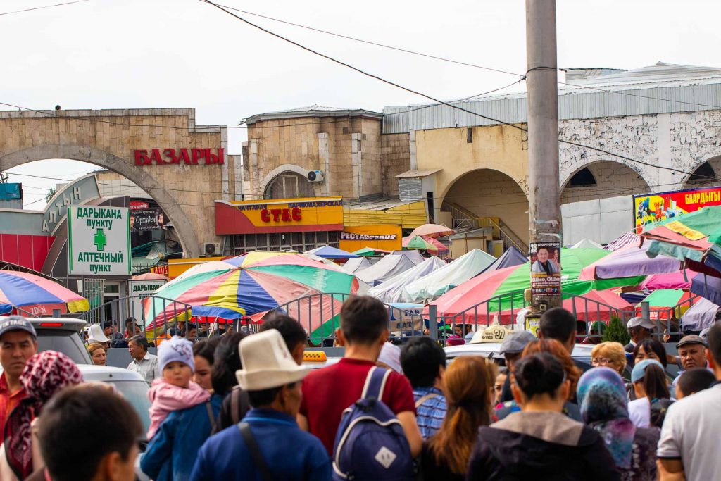 Osch-Basar in Bishkek