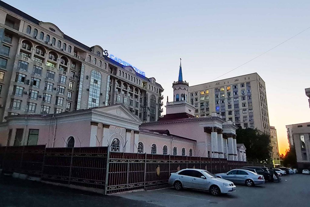Soviet architecture remains in Bishkek