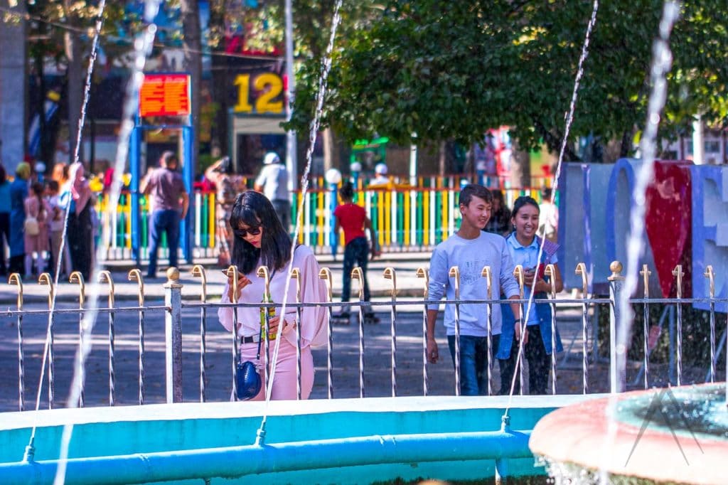 Panfilova amusement park in Bishkek Kyrgyzstan