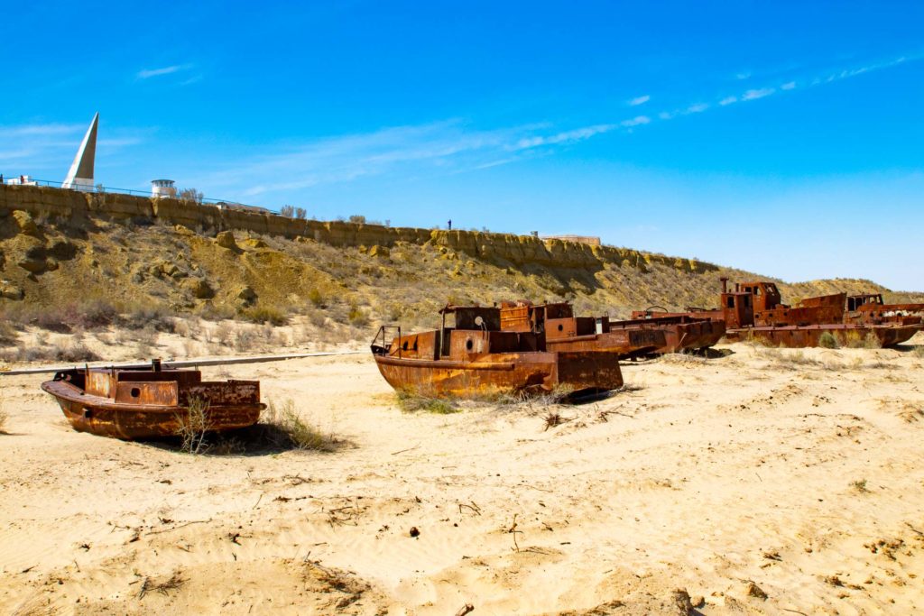 Ship graveyard in Muynaq