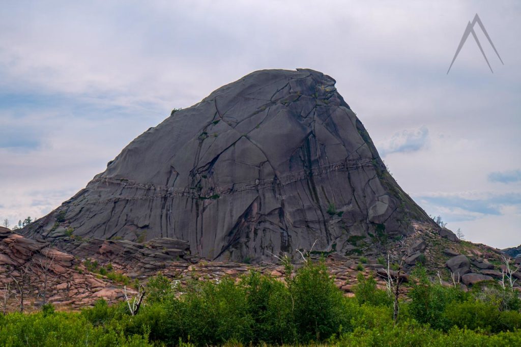 Bayanaul mountain Naizatas called stone spear