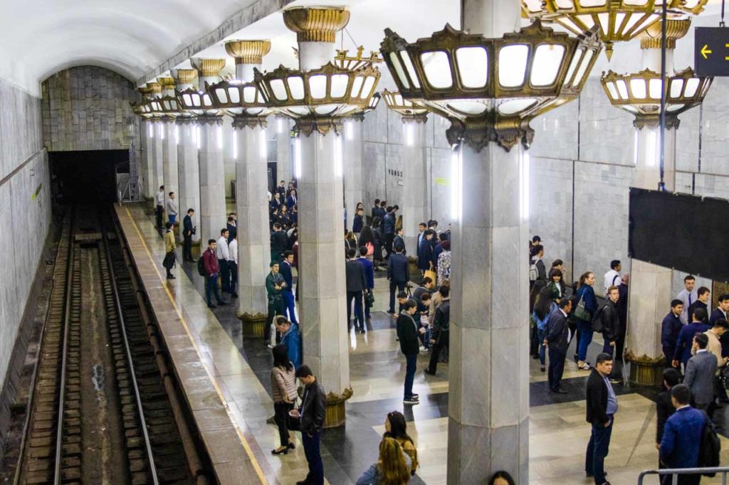 Tashkent metro in Uzbekistan