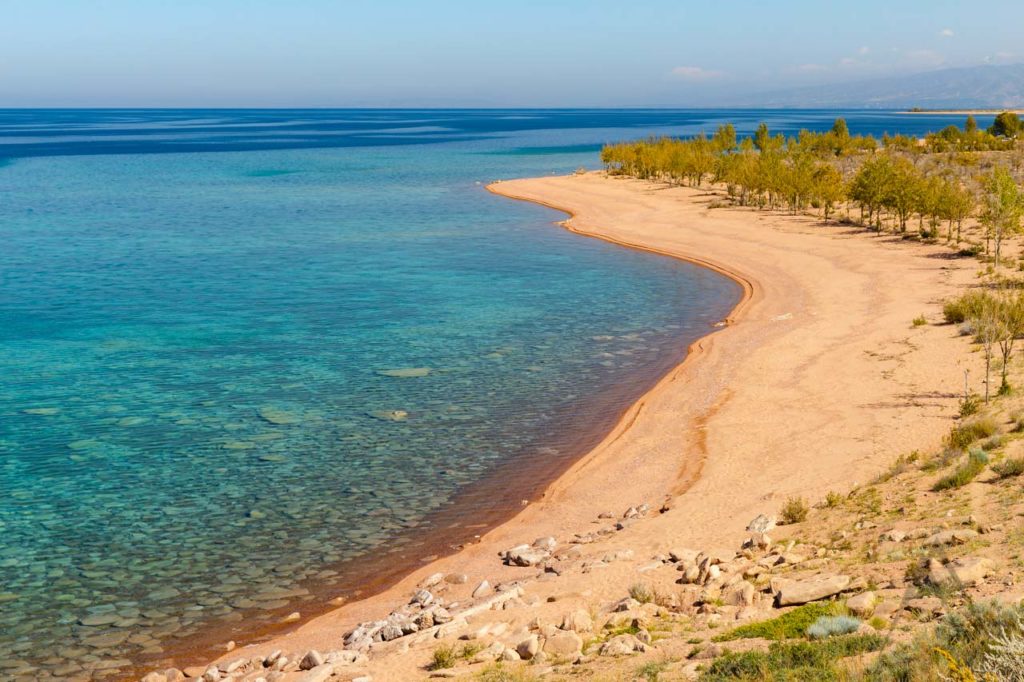 Issyk Kul beach