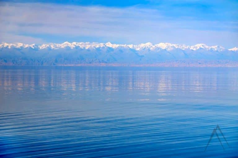Issyk Kul and Tien Shan mountains