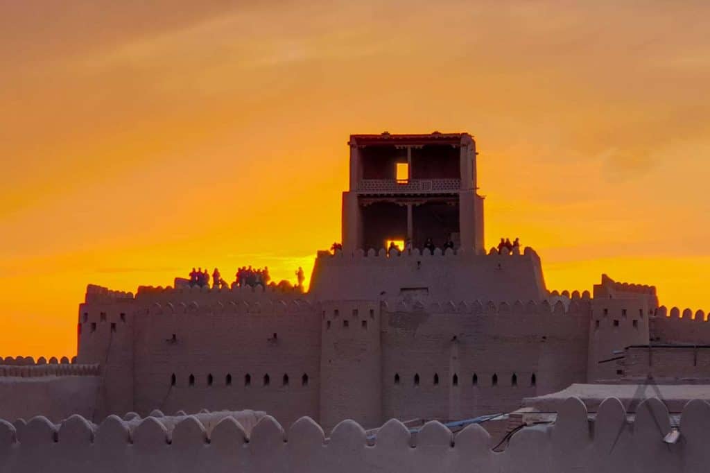 Sunset in Khiva