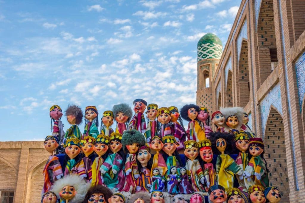 Uzbek puppets in Khiva