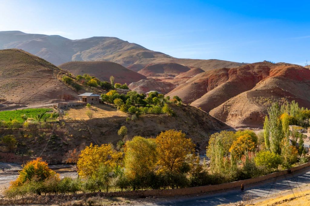 Katta Langar village in Uzbekistan near Shahrisabz