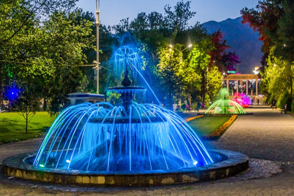 Fountains in Khujand park