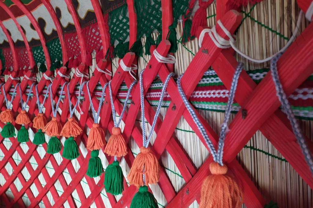 Décorations de yourtes et kerege