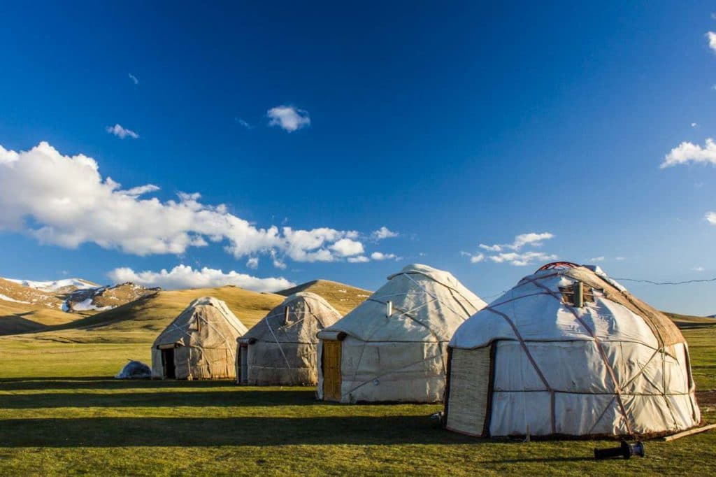 Yurt camp