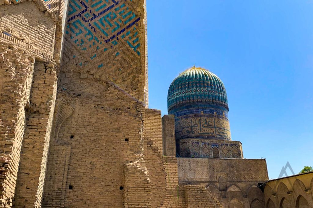 Details of Bibi Khanym in Samarkand