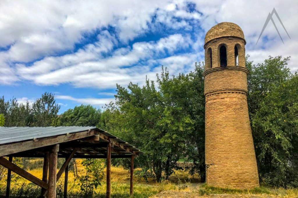 Hyzyr minaret in Sayram