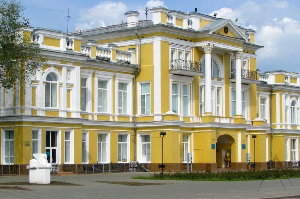 Russian era building in Uralsk