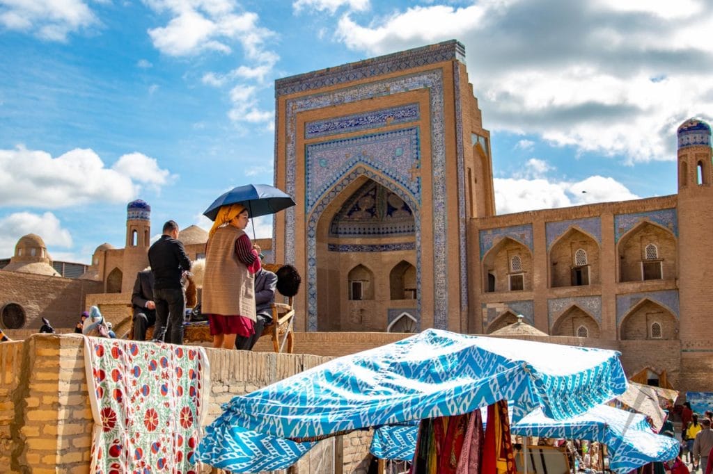 Allakuli Khan Caravanserai in Khiva