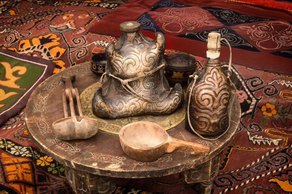 Kyrgyz leather products