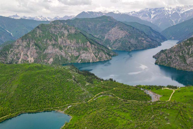 Irikel and another lake in Sary Chelek