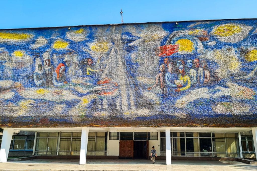Path to enlightment mosaic in Bishkek
