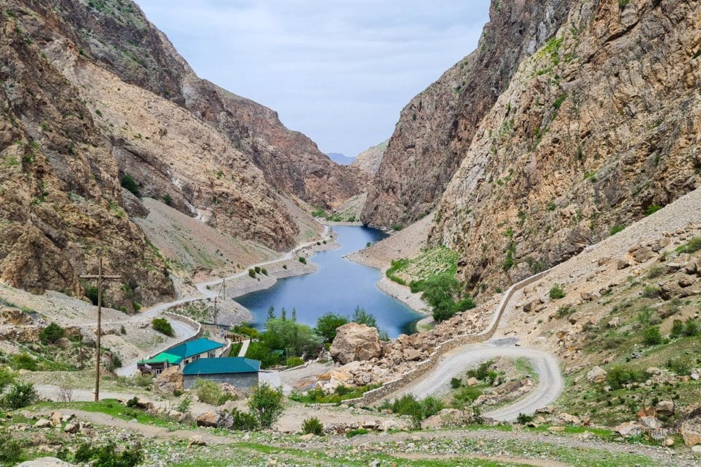 Nezhigon is the first of the seven lakes in Tajik Fann mountains