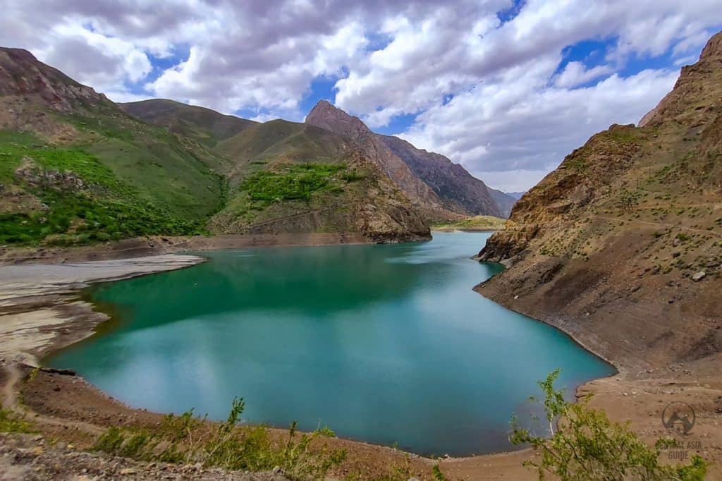 Marguzor lake in Seven lakes of Tajikistan