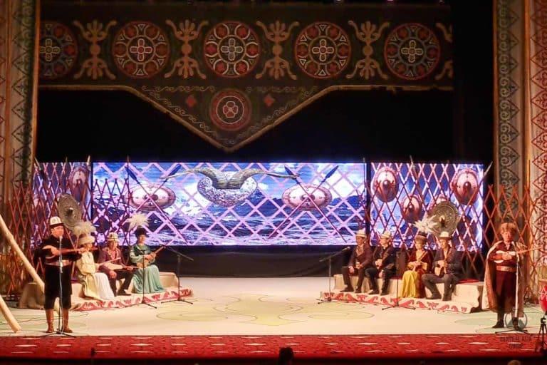 Aytysh or Aytys is a song competition held between two aqyns