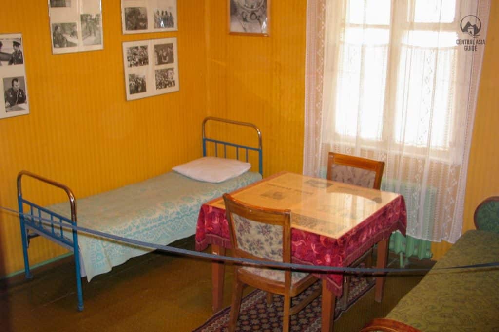 Bed of Yuri Gagarin in Baikonur