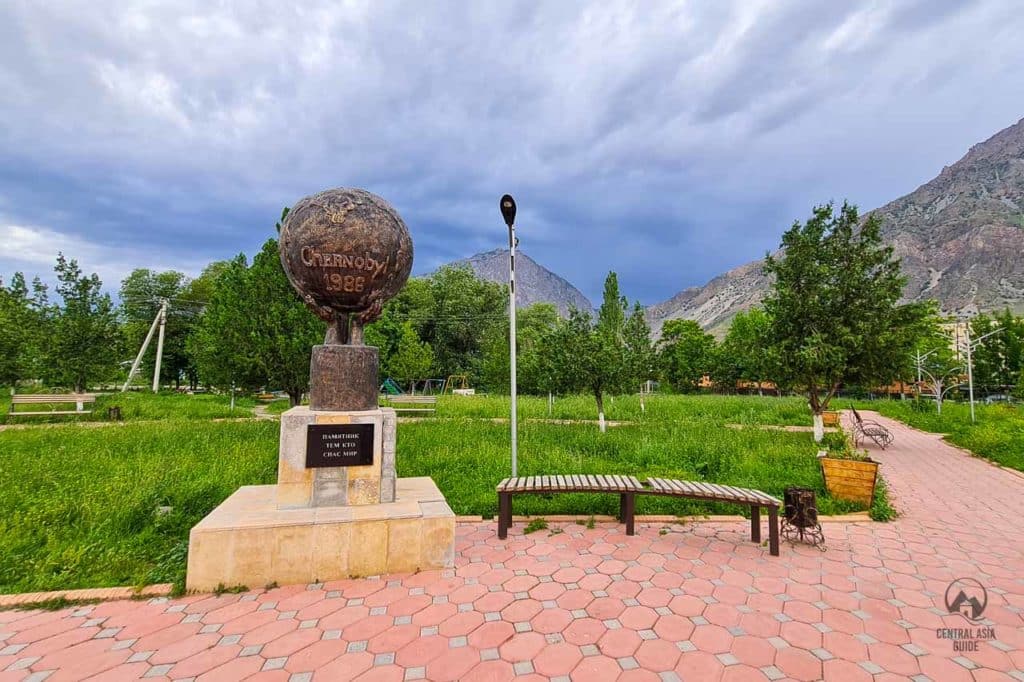 Karakul, a small town in Kyrgyzstan near Toktogul