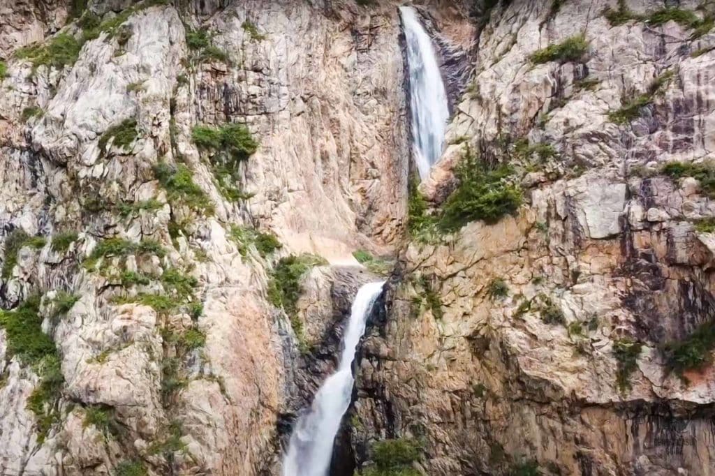 Burkhan Bulak waterfall cascades