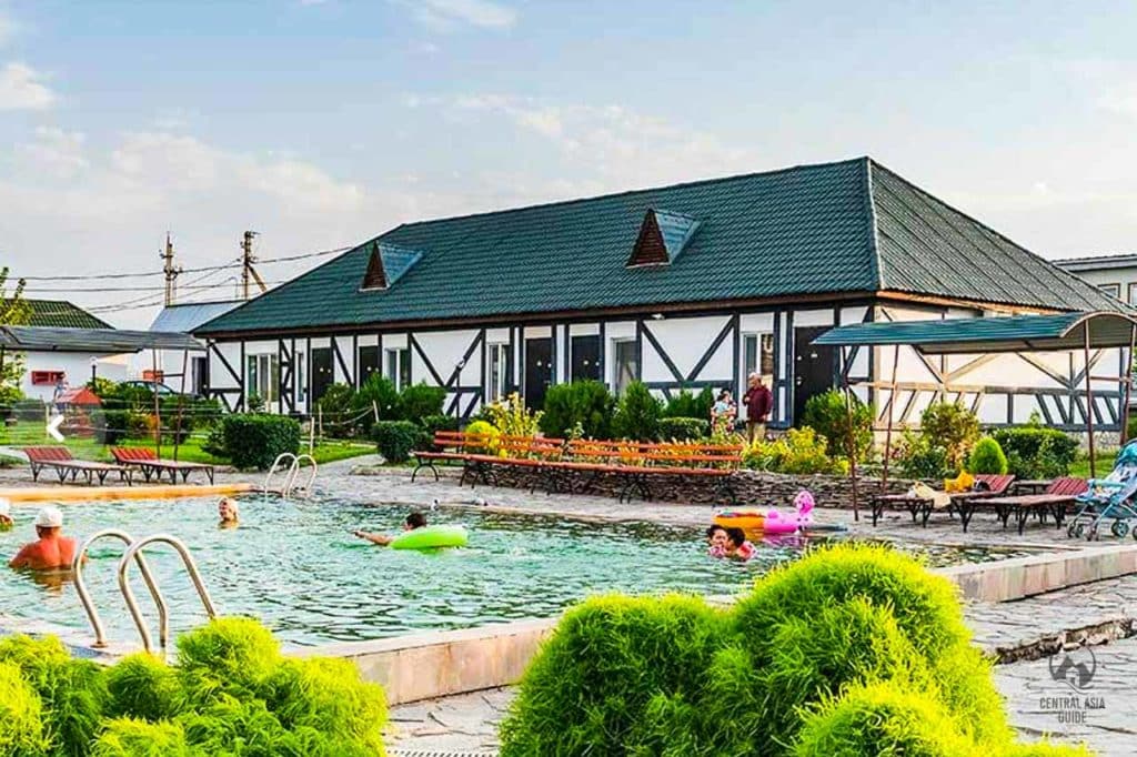 Chunja hot spring resort with pool