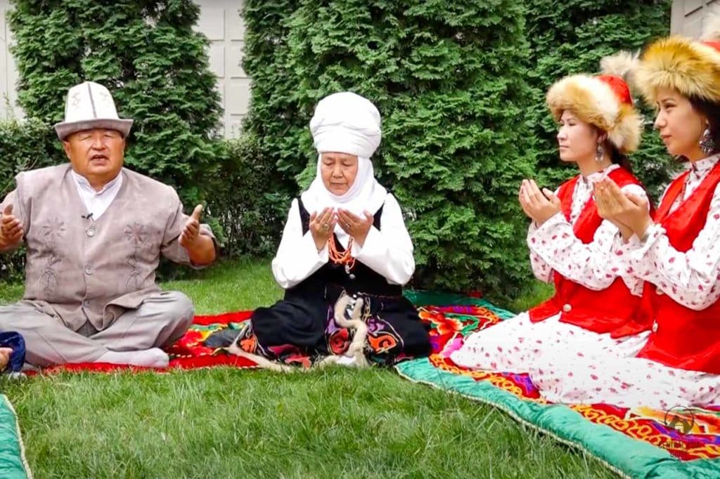 Bata blessing is a part of Kyrgyz culture