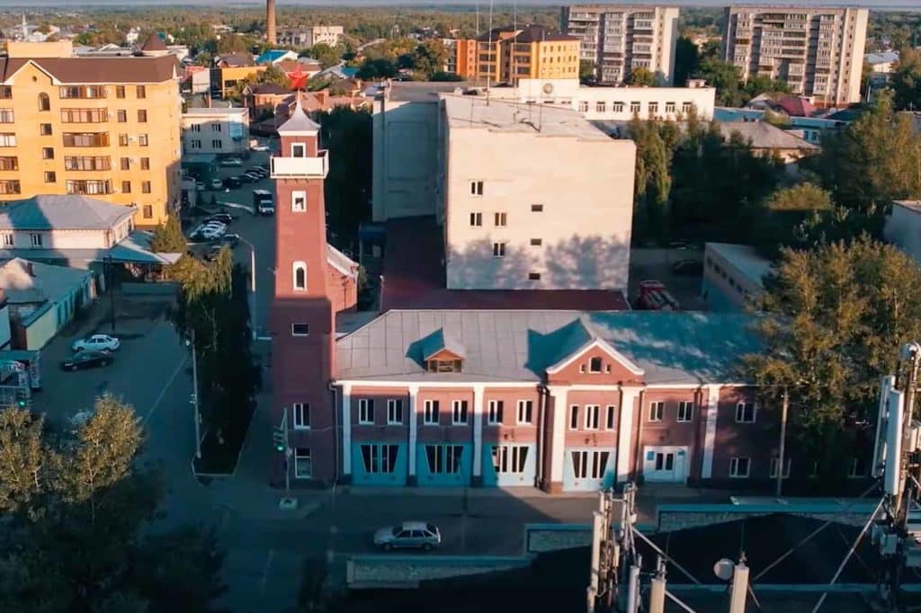 Semei city in Kazakhstan