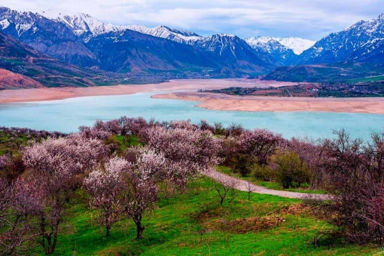 Charvak reservoir near Tashkent